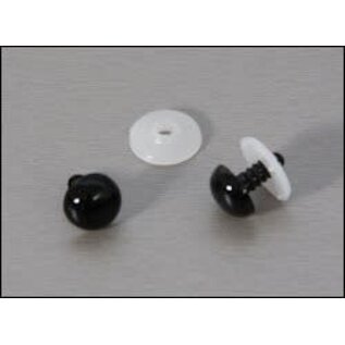 Veiligheidogen, 10mm, Zwart, 2 Paar