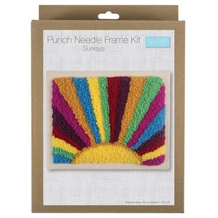 Punch needle set: 20,3 x 25,4 cm: Sunrays