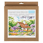 Telpatroon borduurpakket: 42 x 30,5 cm: huis