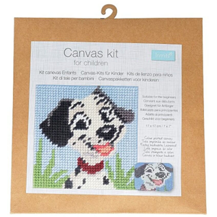 Borduurpakket voor beginners 17x17cm - Dalmatiër