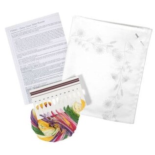 Borduurpakket: Tafelloper: Madeliefjesketting 40x100cm