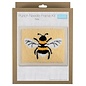 Punch needle set: 20,3 x 25,4 cm: Bij
