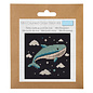 Borduurpakket: 17 x 17 cm: walvis