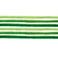 Pijpenragers-chenilledraad groen tinten 50cm, 10st