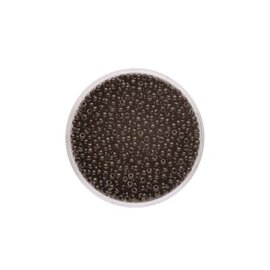 Rocailles 2.0mm Opaque 17g Zwart
