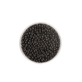 Rocailles - Intens zwart 2,6mm, 17 g