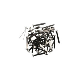 Splitpennen 30mm, 50st. zilverkleurig