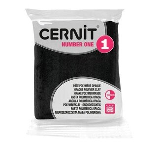 Cernit n°1 - 56g Zwart - Zwart