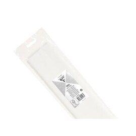 Crêpepapier 75% rol 2,50x0,50m - Wit