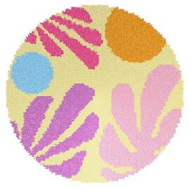 Orchidea 4259 Voorbedrukt latch hook kleedpakket Bladeren 50x50cm