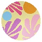 Orchidea 4259 Voorbedrukt latch hook kleedpakket Bladeren 50x50cm