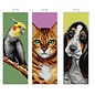 Borduur telpakket Dieren set van 3 ontwerpen
