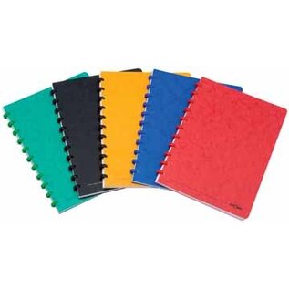 Atoma: Schrift A4 "Basic" met kaft uit karton, commercieel geruit, 144 pagina's