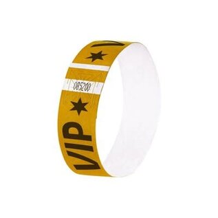 Evenementenbandjes Sigel super soft, 255x25mm 120 stuks VIP