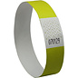 Evenementenbondjes - Polsbandjes neon geel 256x19mm 500 stuks