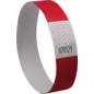 Evenementenbandjes - Polsbandjes neon rood 256x19mm 500 stuks