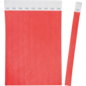 Evenementenbandjes - Polsbandjes neon rood 256x19mm 500 stuks