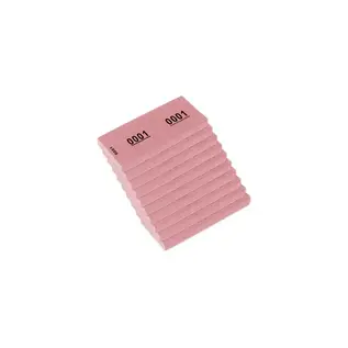 Tickets - Nummerblok 42x105mm 70gr 1-1000 roze