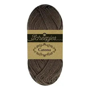 Scheepjes Catona 111 Cocoa Bean bad 1