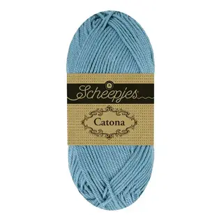 Scheepjes Catona 093 Light Steel Blue bad 1