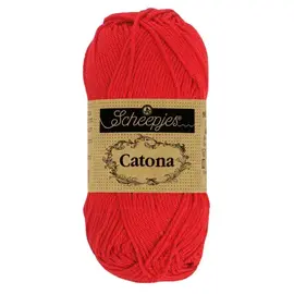 Scheepjes Catona  115 Hot Red bad 63