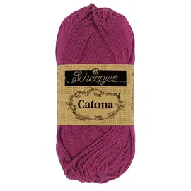 Scheepjes Catona 128 Tyrian Purple bad 31
