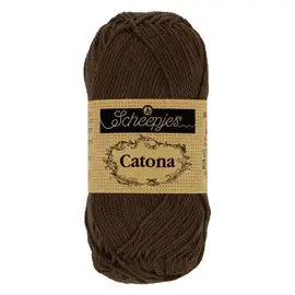 Scheepjes Catona 162 Black Coffee bad 44