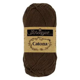 Scheepjes Catona 162 Black Coffee bad 44
