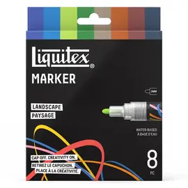 Liquitex Set  8 Markers Landscape 2mm