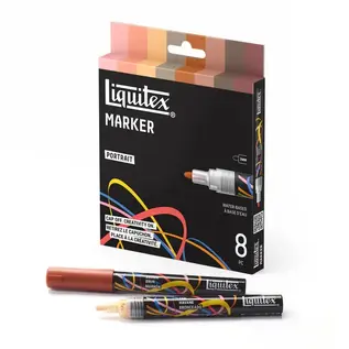 Liquitex Set 8 Markers Portrait 2mm