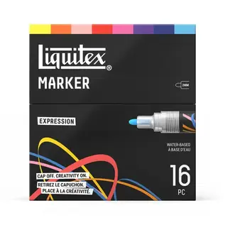 Liquitex Set 16 Markers Expression 2mm