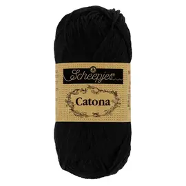 Scheepjes Catona 110 Jet Black bad 114