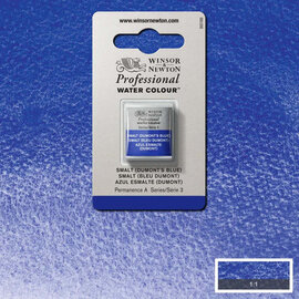Winsor & Newton PROFESSIONAL WATERCOLOUR - AQUARELVERF HALVE NAP SMALT (DUMONT'S BLUE) Serie 3