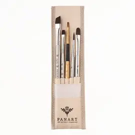 Pan Art Penselenset met hoes synthetisch - multi -