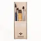 Pan Art Penselenset met hoes synth. - aquarel-acryl -