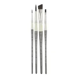 Pan Art Penselenset synthetisch nr.01-06 - multi - 4st