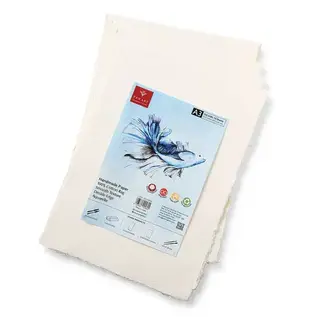 Pan Art Deckle-edge papier egaal 30x42cm aquarel - 10p -