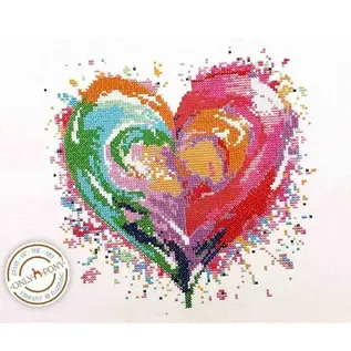 Pony Only Kruissteek Design kit Heart -