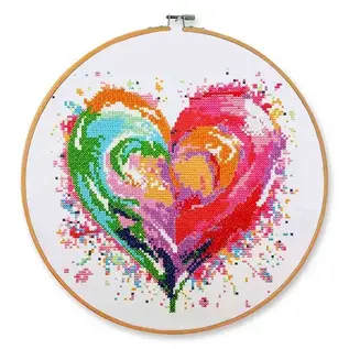 Pony Only Kruissteek Design kit Heart -