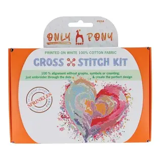Pony Only Kruissteek Design kit Heart -