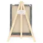 Pan Art Tafelezel en canvas 12x17cm combi-set zwart