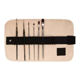 Pan Art Penselenset roletui synthetisch - Aquarelle -