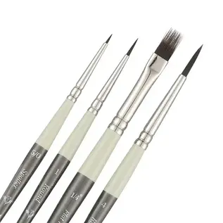 Pan Art Penselenset synthetisch nr.00-04 - multi -