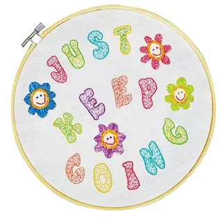 Pony Easy stitch borduurkit Just keep going