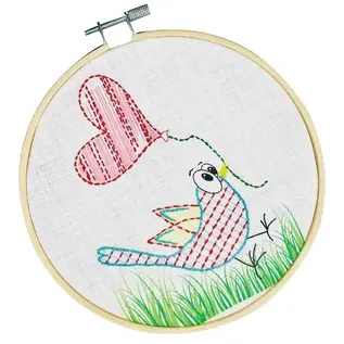 Pony Easy stitch borduurkit Bird & Balloon