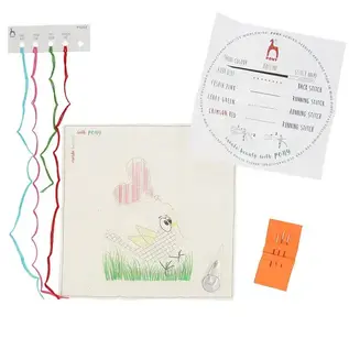Pony Easy stitch borduurkit Bird & Balloon