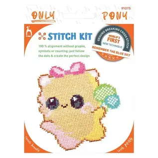 Pony Only Mini Kruissteekkit Kawaii bear