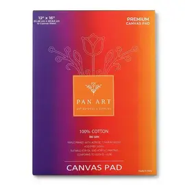 Pan Art Premium Canvas verfblok 30x40cm - 10p -