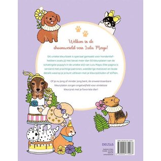Schattige puppy's kleurboek Snoezige kleurplaten voor hondenliefhebbers