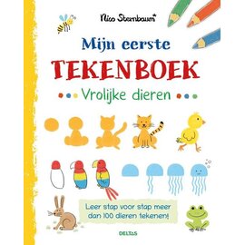 Mijn eerste tekenboek Vrolijke dieren (vanaf 4 jaar) Leer stap voor stap meer dan 100 dieren tekenen!
